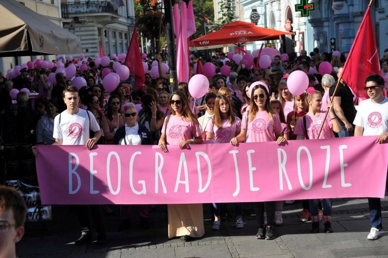 Danas Roze šetnja podrške u borbi protiv raka dojke: U Srbiji svake godine oboli 4.000 žena